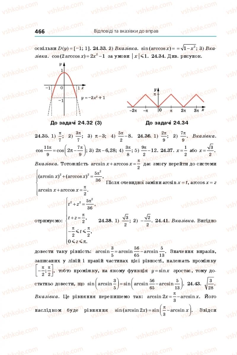 Страница 466 | Підручник Алгебра 10 клас А.Г. Мерзляк, Д.А. Номіровський, В.Б. Полонський, М.С. Якір 2018 Поглиблений рівень вивчення