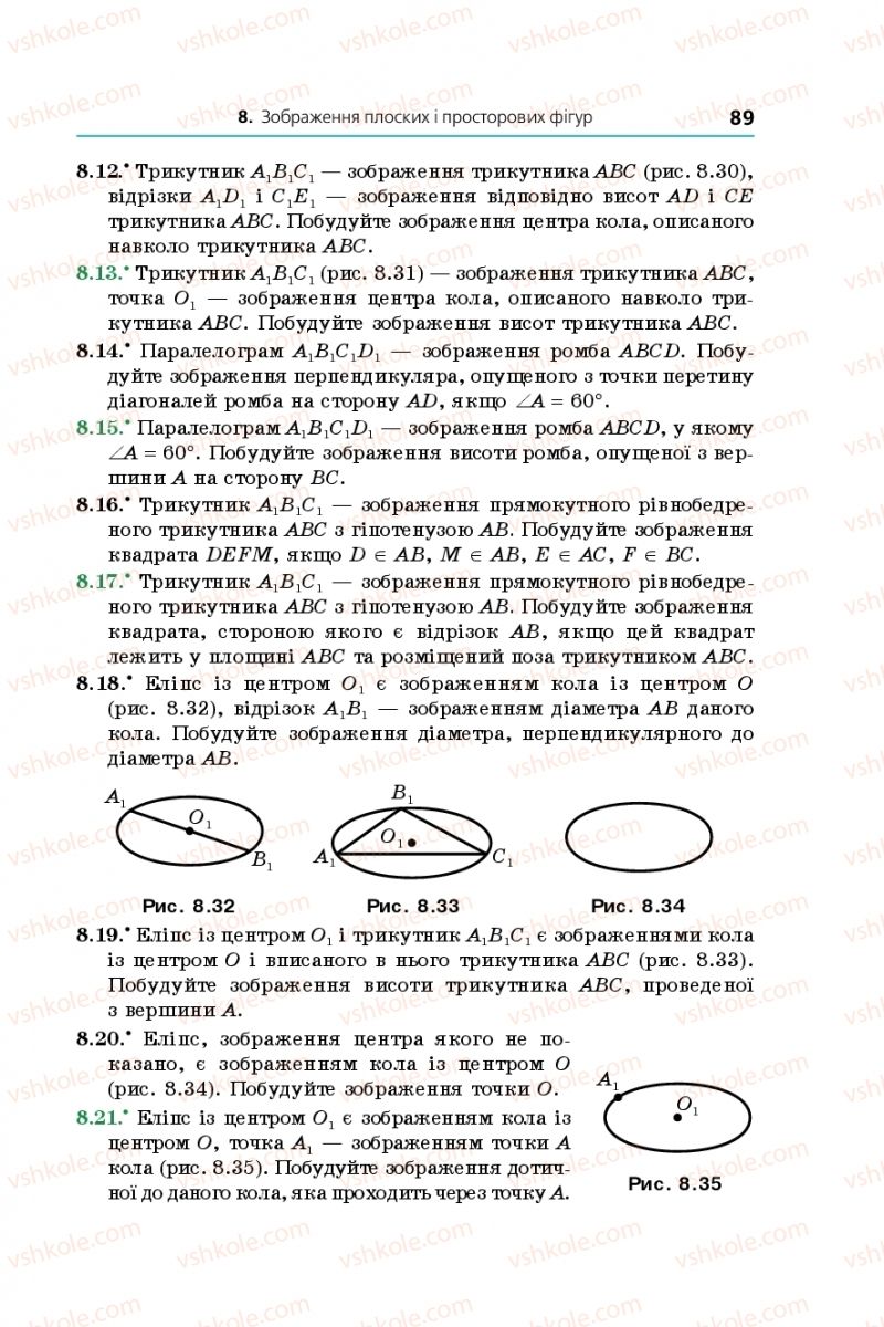 Страница 89 | Підручник Геометрія 10 клас А.Г. Мерзляк, Д.А. Номіровський, В.Б. Полонський, М.С. Якір 2018 Поглиблений рівень вивчення