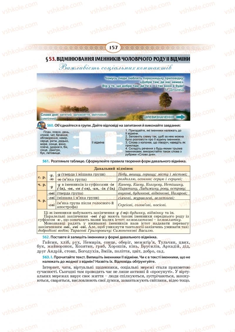 Страница 157 | Підручник Українська мова 10 клас Н.Б. Голуб, В.І. Новосьолова 2018