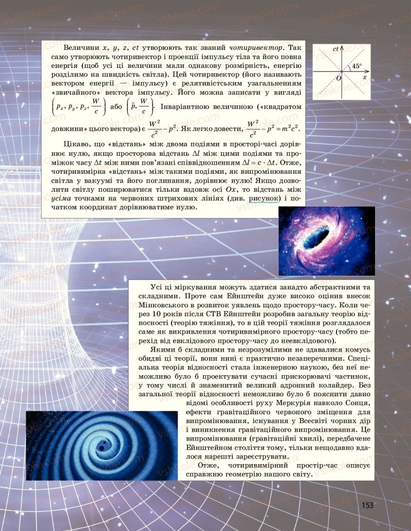 Страница 153 | Підручник Фізика 10 клас  І.М. Гельфгат 2018