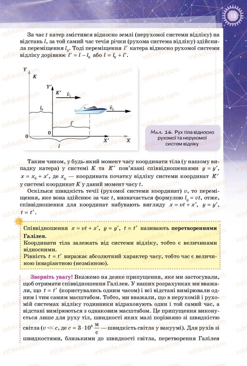 Страница 15 | Підручник Фізика 10 клас Т.М. Засєкіна, Д.О. Засєкін 2018 Профільний рівень