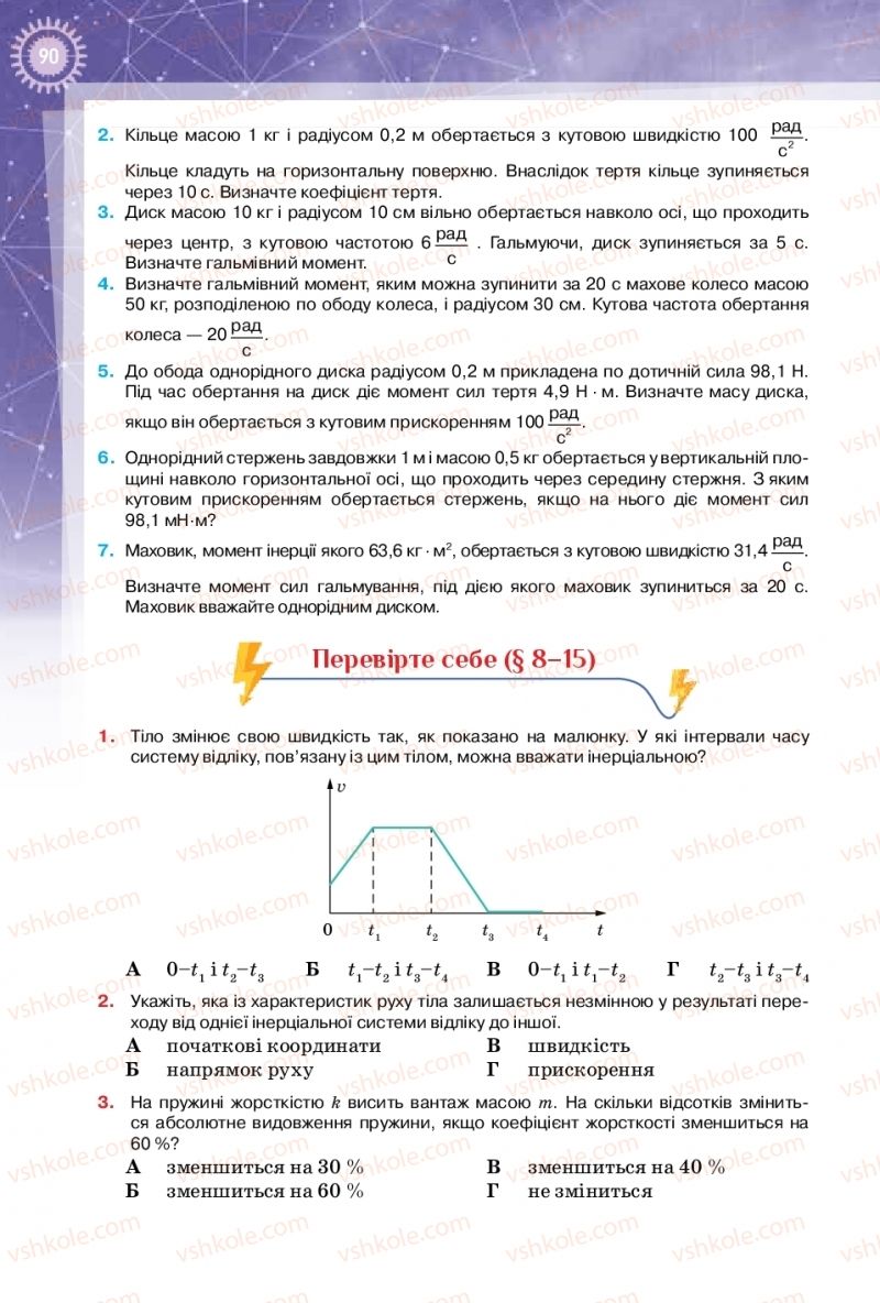Страница 90 | Підручник Фізика 10 клас Т.М. Засєкіна, Д.О. Засєкін 2018 Профільний рівень