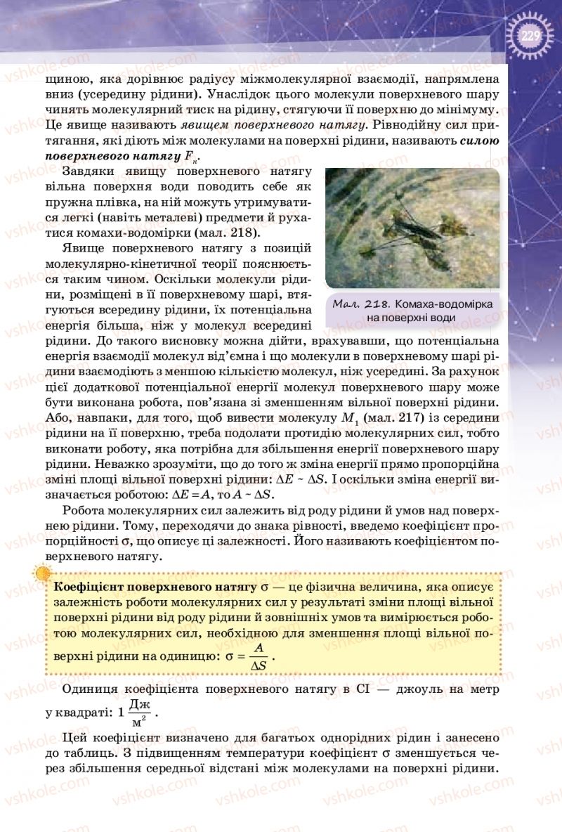 Страница 229 | Підручник Фізика 10 клас Т.М. Засєкіна, Д.О. Засєкін 2018 Профільний рівень