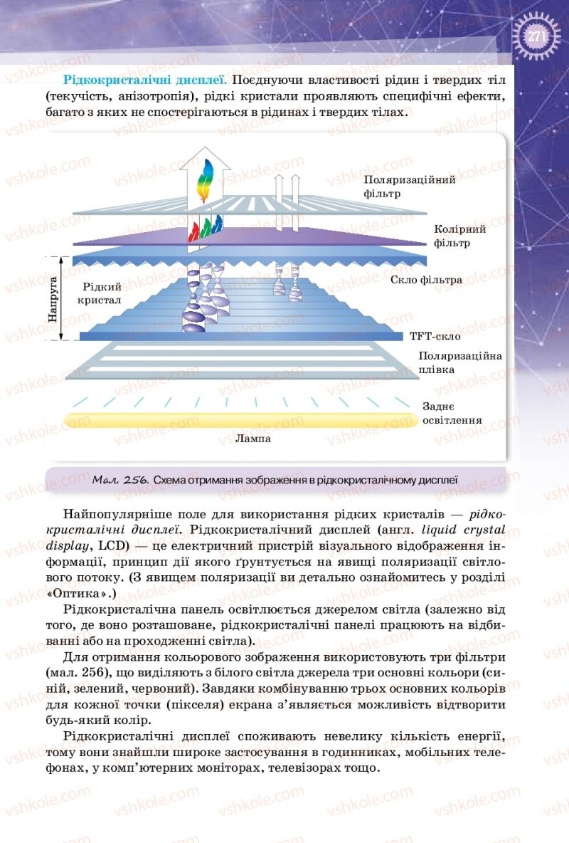 Страница 271 | Підручник Фізика 10 клас Т.М. Засєкіна, Д.О. Засєкін 2018 Профільний рівень