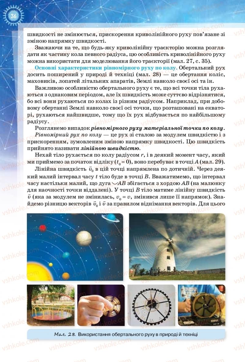 Страница 36 | Підручник Фізика 10 клас Т.М. Засєкіна, Д.О. Засєкін 2018 Рівень стандарту