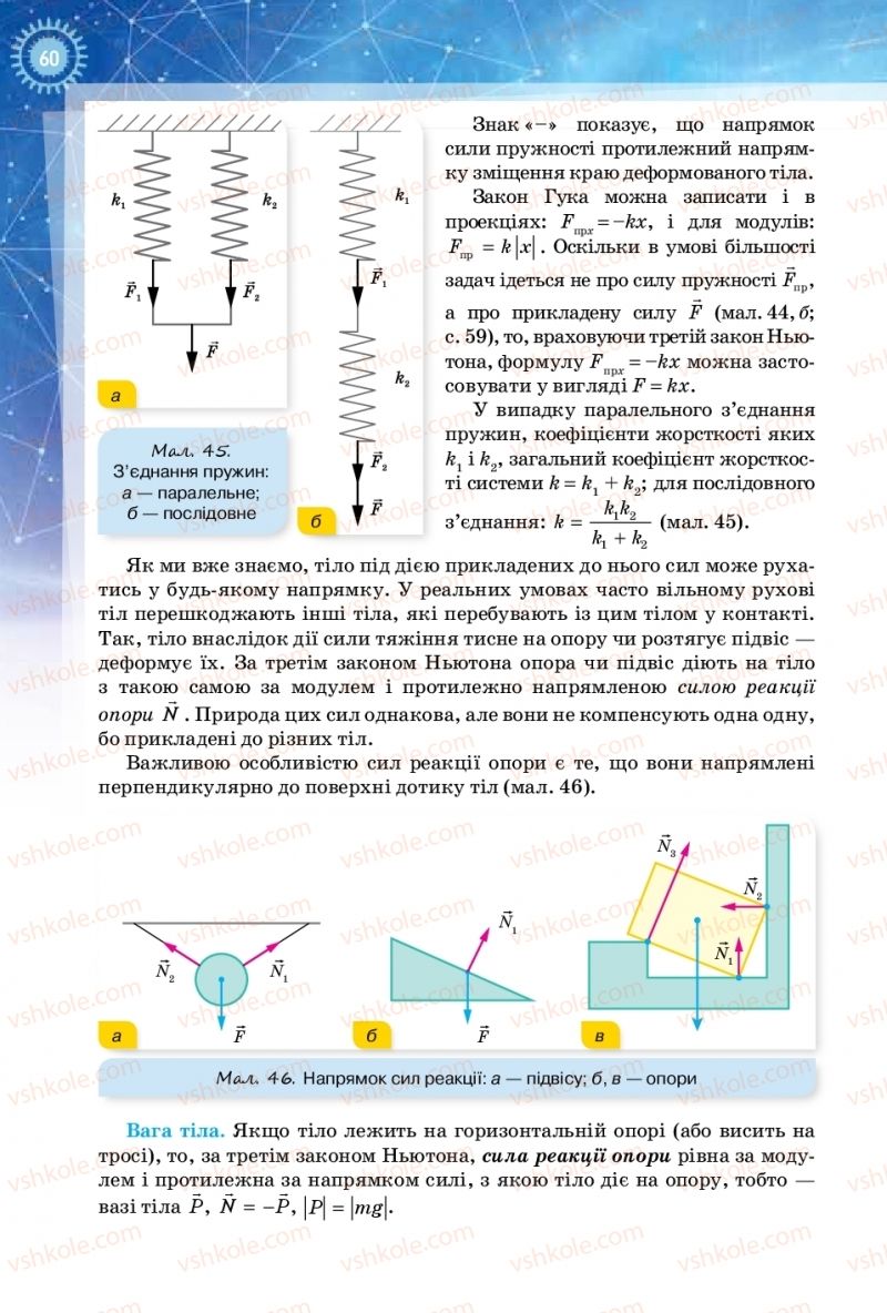 Страница 60 | Підручник Фізика 10 клас Т.М. Засєкіна, Д.О. Засєкін 2018 Рівень стандарту