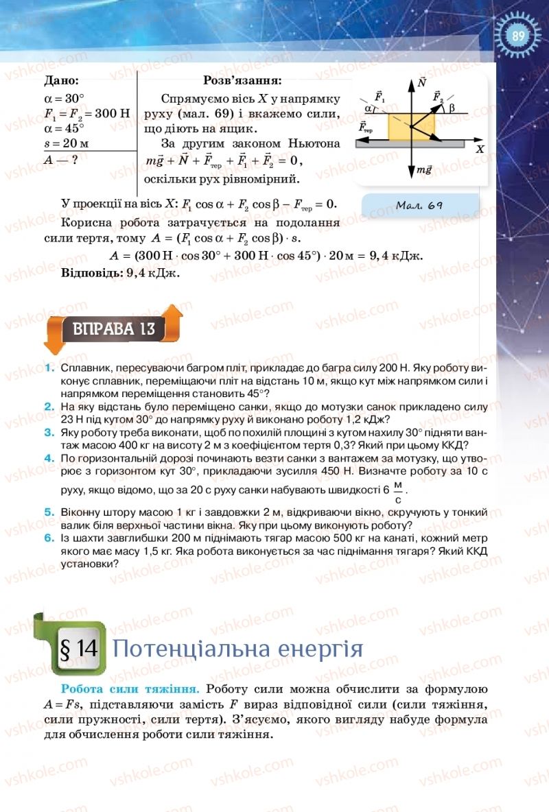 Страница 89 | Підручник Фізика 10 клас Т.М. Засєкіна, Д.О. Засєкін 2018 Рівень стандарту
