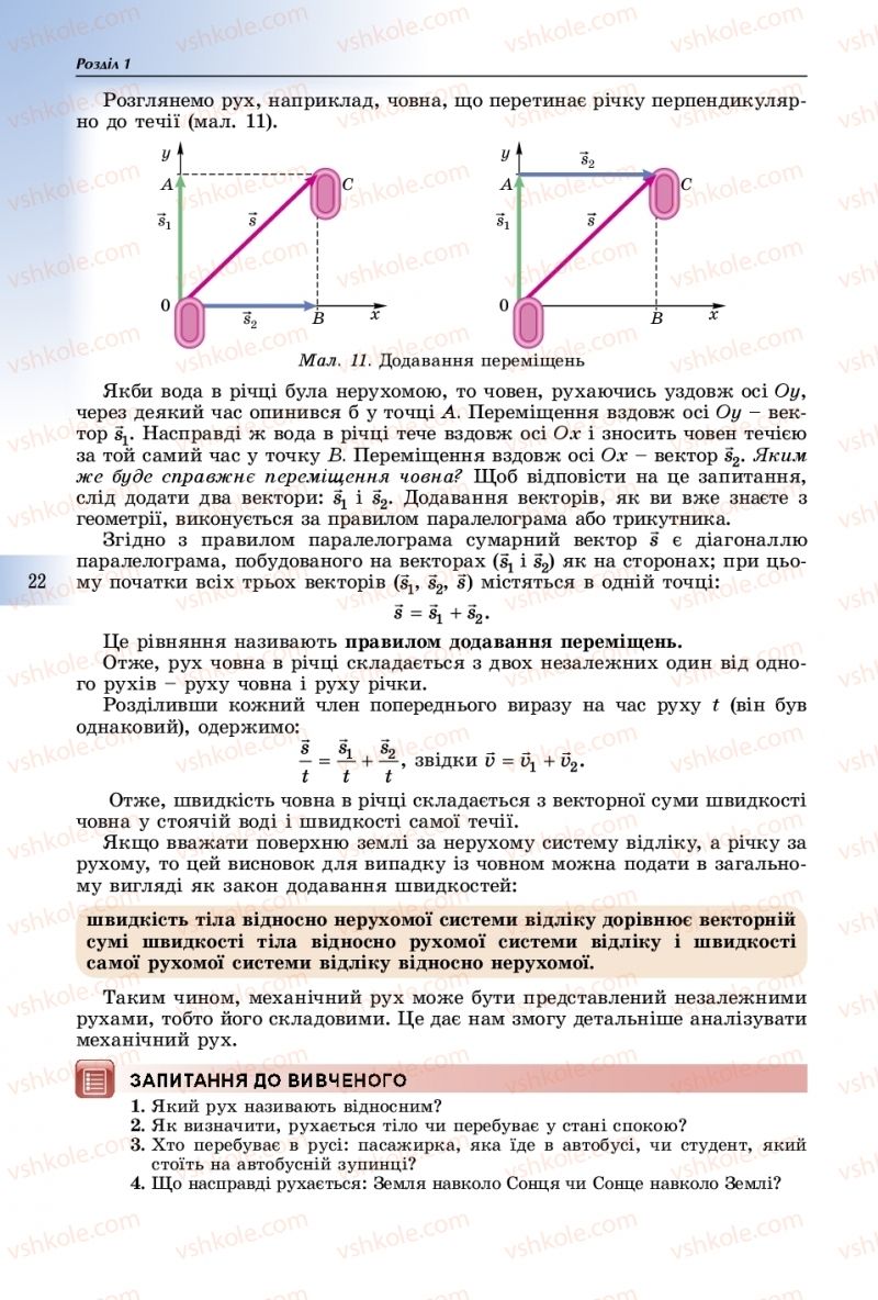 Страница 22 | Підручник Фізика 10 клас В.Д. Сиротюк 2018