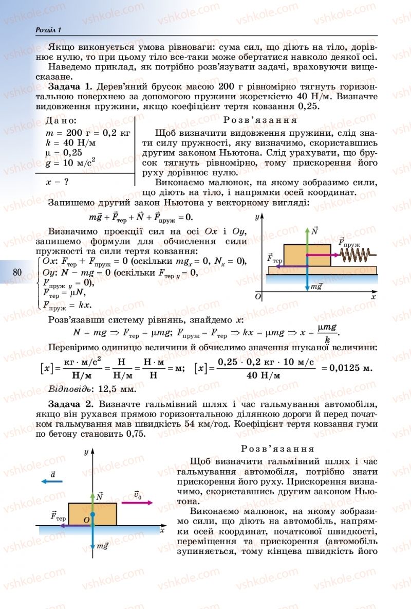 Страница 80 | Підручник Фізика 10 клас В.Д. Сиротюк 2018