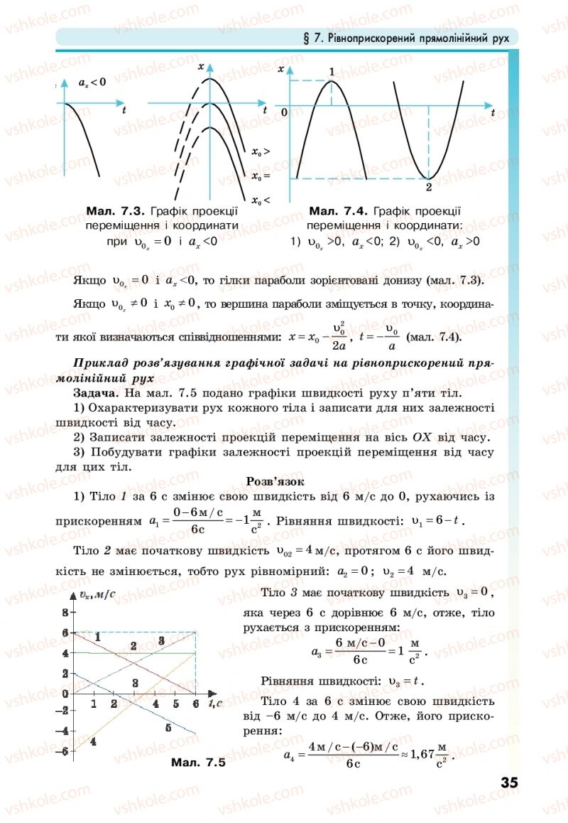 Страница 35 | Підручник Фізика 10 клас М.В. Головко, Ю.С. Мельник, Л.В. Непорожня 2018