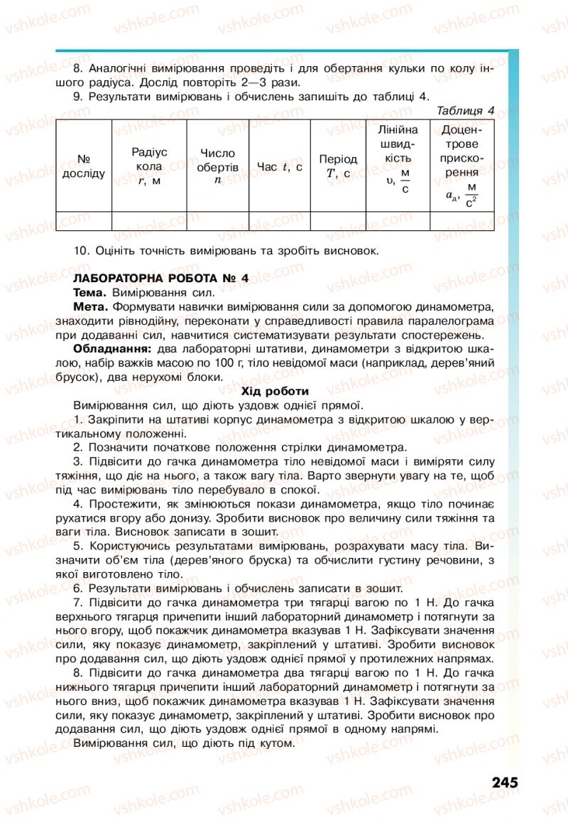 Страница 245 | Підручник Фізика 10 клас М.В. Головко, Ю.С. Мельник, Л.В. Непорожня 2018