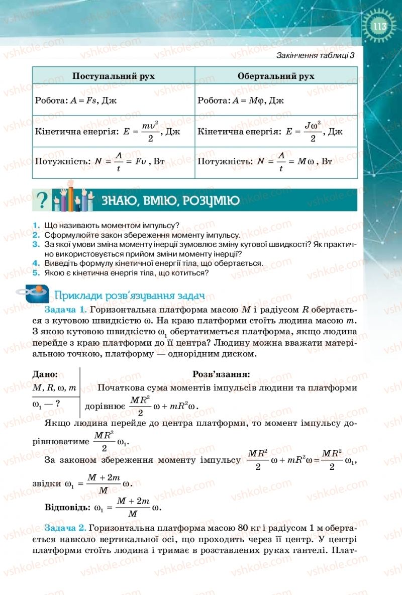 Страница 113 | Підручник Фізика 10 клас Т.М. Засєкіна, Д.О. Засєкін 2018