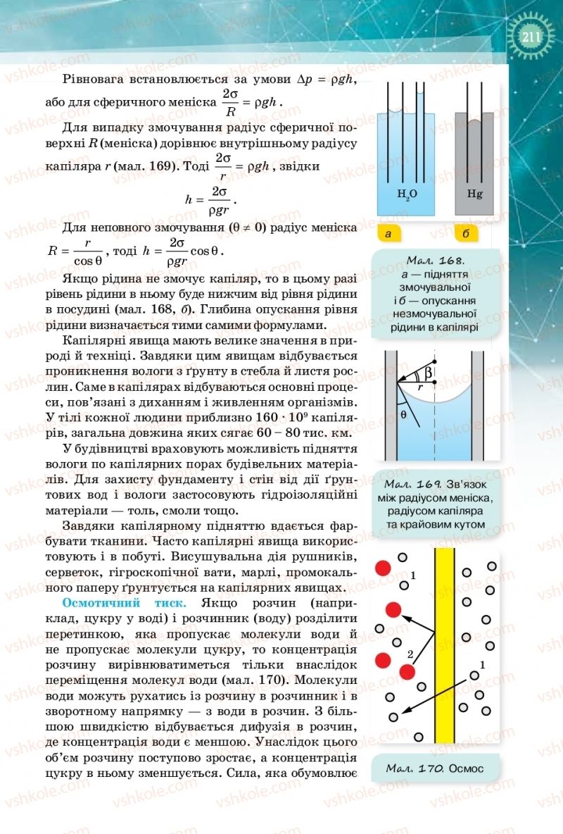 Страница 211 | Підручник Фізика 10 клас Т.М. Засєкіна, Д.О. Засєкін 2018