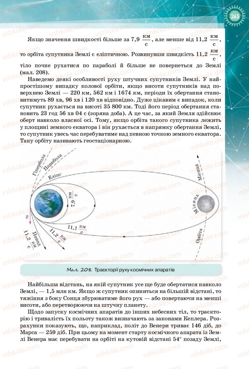 Страница 265 | Підручник Фізика 10 клас Т.М. Засєкіна, Д.О. Засєкін 2018