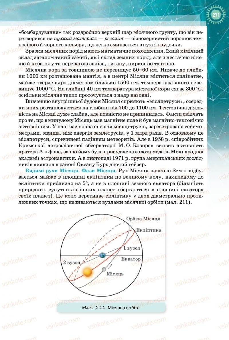 Страница 271 | Підручник Фізика 10 клас Т.М. Засєкіна, Д.О. Засєкін 2018