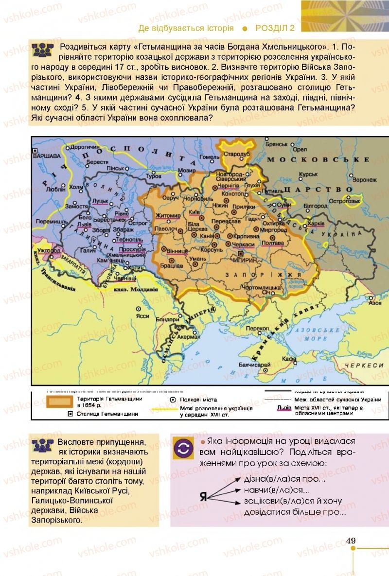 Страница 49 | Підручник Історія України 5 клас В.С. Власов 2018