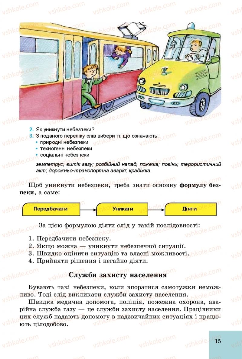 Страница 15 | Підручник Основи здоров'я 5 клас Т.Є. Бойченко, С.В. Василенко, Н.І. Гущина 2018
