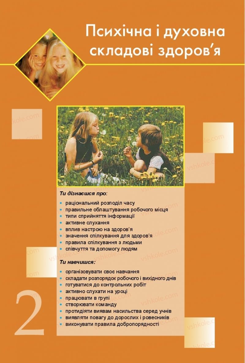 Страница 40 | Підручник Основи здоров'я 5 клас Т.Є. Бойченко, С.В. Василенко, Н.І. Гущина 2018