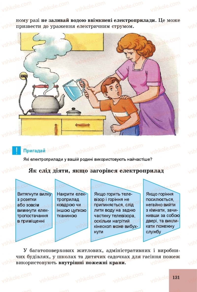 Страница 131 | Підручник Основи здоров'я 5 клас Т.Є. Бойченко, С.В. Василенко, Н.І. Гущина 2018