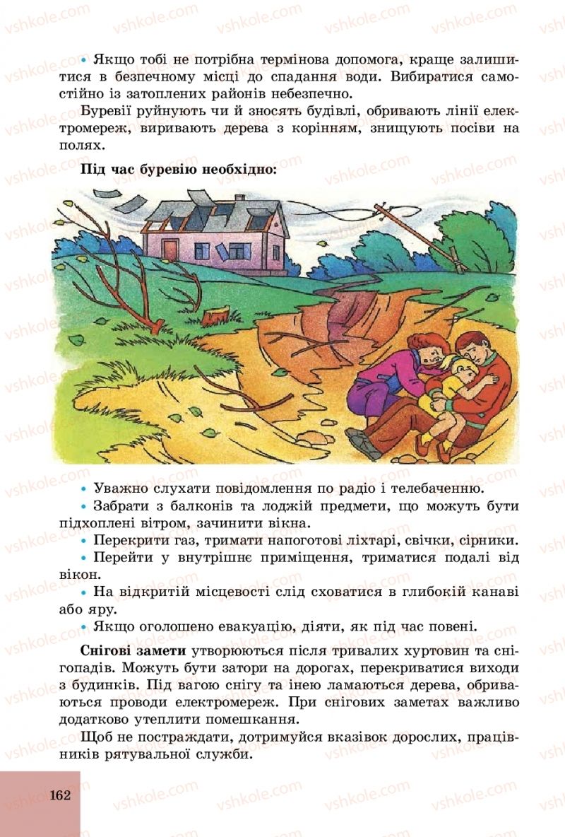 Страница 162 | Підручник Основи здоров'я 5 клас Т.Є. Бойченко, С.В. Василенко, Н.І. Гущина 2018