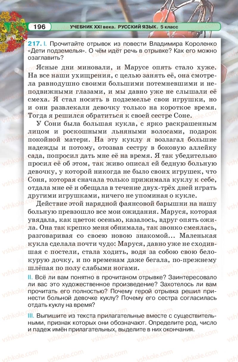 Страница 196 | Підручник Русский язык 5 клас Л.В. Давидюк 2018