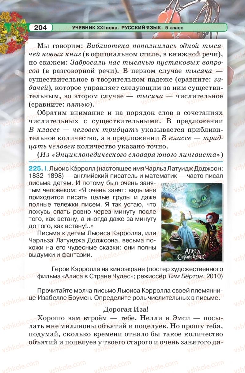 Страница 204 | Підручник Русский язык 5 клас Л.В. Давидюк 2018