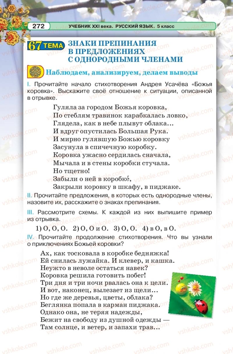 Страница 272 | Підручник Русский язык 5 клас Л.В. Давидюк 2018